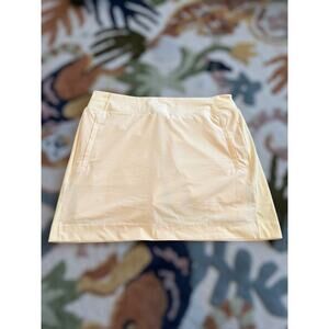 Athleta Brooklyn High Rise Skort 16" in Butter Yellow Size 14